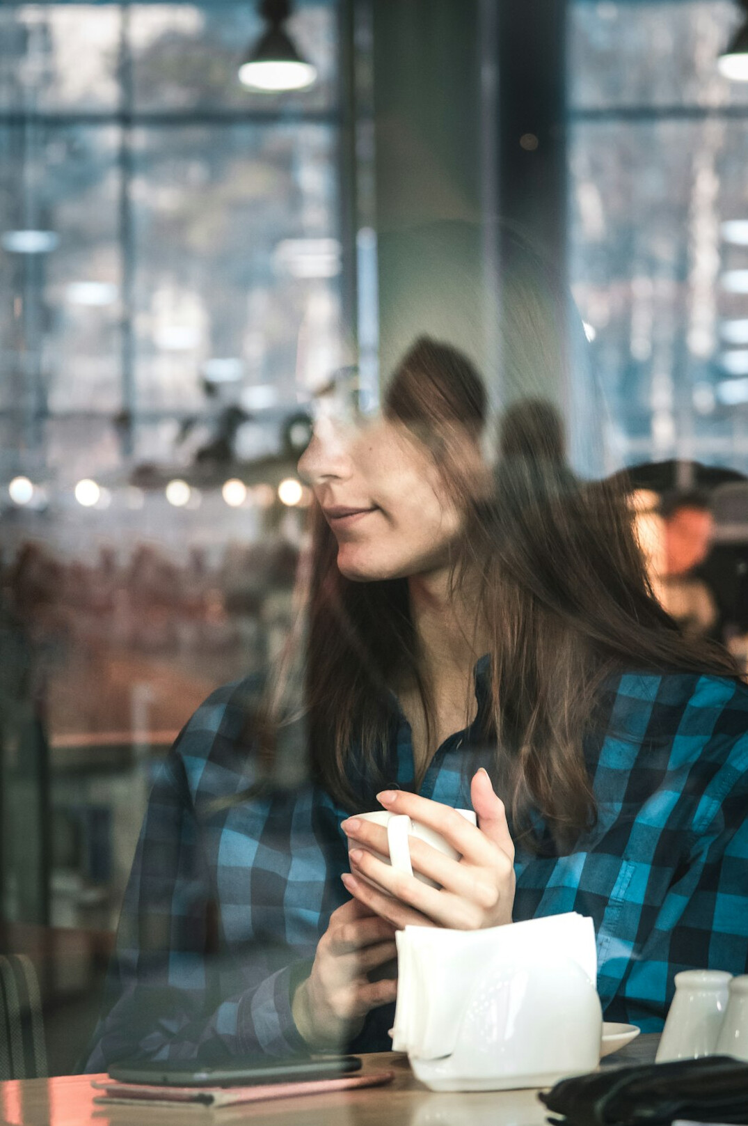 confident person communicating
